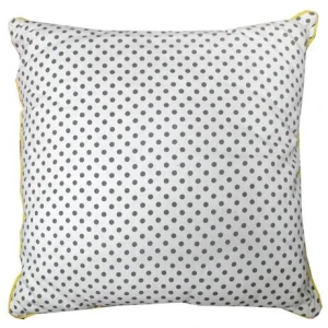 J.Elliot Home Lana Polka Yellow Filled Cushion