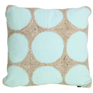 J.Elliot Home Napoleon Glacier Blue Filled Cushion 43 x 43 cm