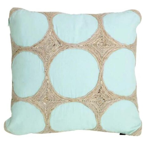 J.Elliot Home Napoleon Glacier Blue Filled Cushion 43 x 43 cm