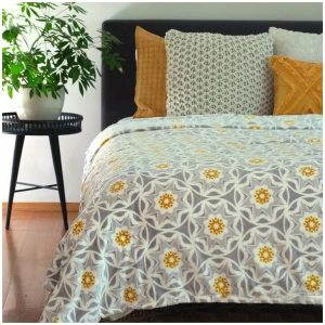 J.Elliot Home Oriana Blanket 240x260cm Grey Multi