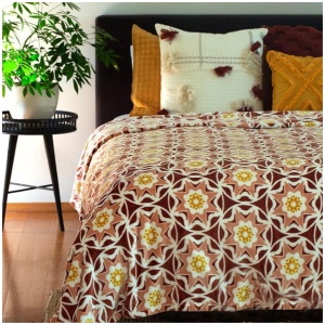 J.Elliot Home Oriana Blanket 240x260cm Red Multi