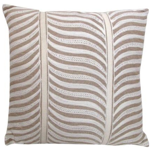 J.Elliot Home Pyrus Embroidered Linen Filled Cushion 43 x 43 cm