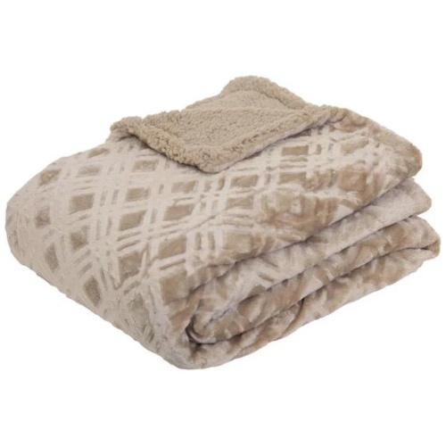 J.Elliot Home Vida Microplush Throw Sandstone