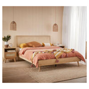 Java Queen Bed Brown