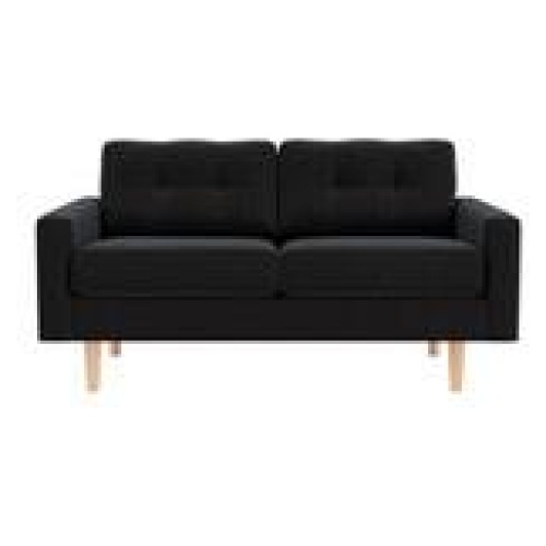 Jazz 2 Seater Sofa Black