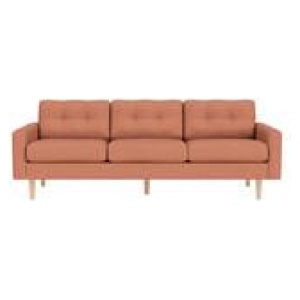 Jazz 3 Seater Sofa Linden Rose