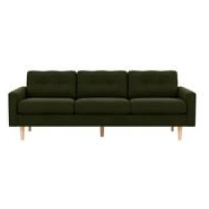Jazz 3 Seater Sofa Mason Olive