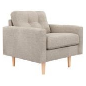 Jazz Armchair Neutral 1 Seater