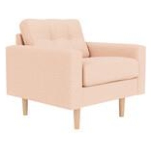 Jazz Armchair Pink 1 Seater