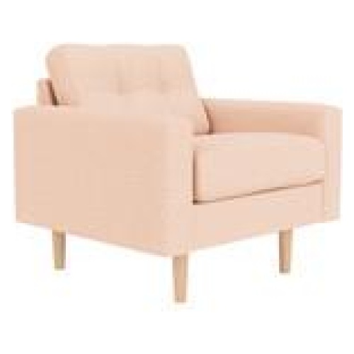 Jazz Armchair Pink 1 Seater