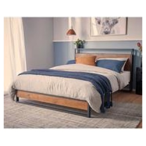 Jessica Queen Bed With Usb Brown