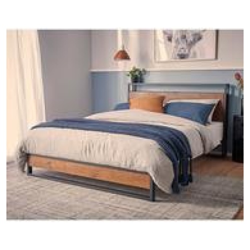 Jessica Queen Bed With Usb Brown