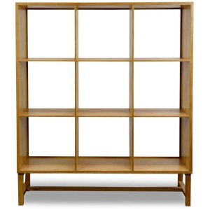 Johan Wooden Display Bookcase - Natural by Interior Secrets - AfterPay Available