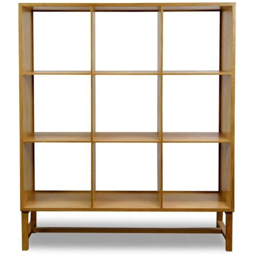 Johan Wooden Display Bookcase - Natural by Interior Secrets - AfterPay Available