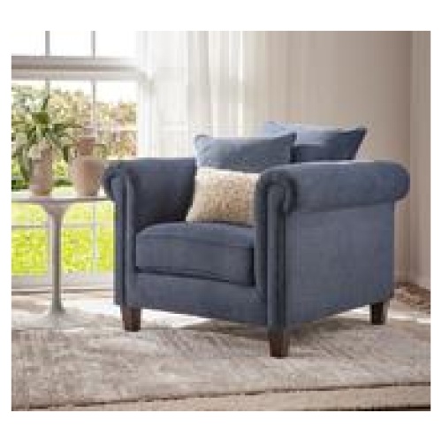 Joplin Armchair Blue 1 Seater