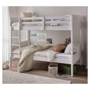Jordan King Single Twin Bunk Bed White