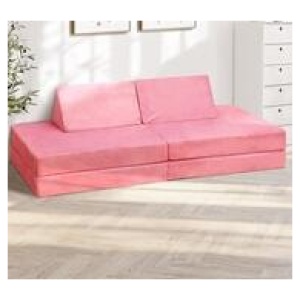 Juniper Kids Modular Play Sofa Pink 2 Seater