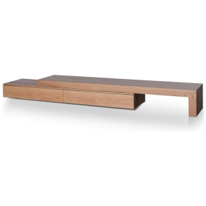 Katherine Extendable Entertainment TV Unit - Natural Oak by Interior Secrets - AfterPay Available