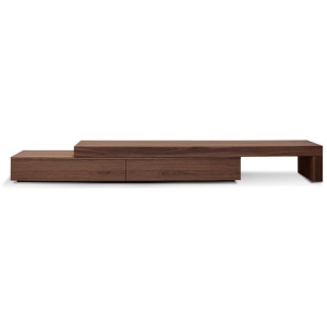Katherine Extendable TV Entertainment Unit - Walnut Oak by Interior Secrets - AfterPay Available