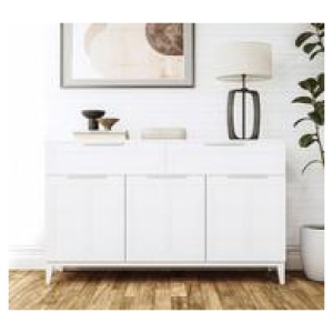Kensley 2 Drawer Buffet White