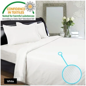 Kingtex 1350TC Quilt Cover Set White King