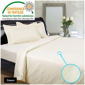 Kingtex 1350TC Sheet Set Cream KING