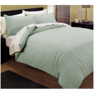 Kingtex Pintuck Quilt Cover Set Melon Queen