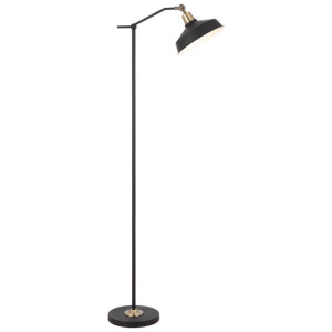 Kylan Metal Floor Lamps Hotel Black Modern Lights Telbix