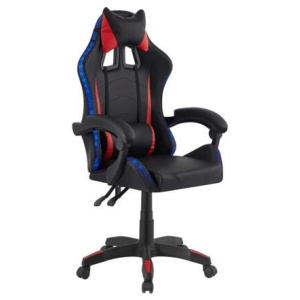 LED Gaming Computer Working Task Office Chair Black/Red LED