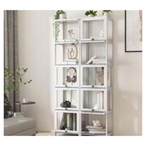Lennon 5 Door Display Cabinet White