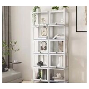 Lennon 5 Door Display Cabinet White