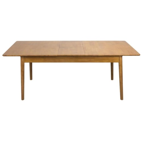 Levede Dining Table 1.6-2M Extendable Rubber Wood Frame Rectangle 8-10 Seater