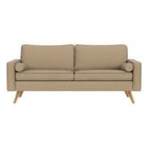 Lisbon 3 Seater Sofa Brown