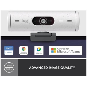 Logitech BRIO 500 FHD Webcam (Off White)