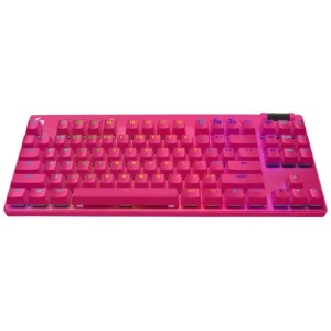 Logitech G PRO X TKL LIGHTSPEED Gaming Keyboard (Magenta)