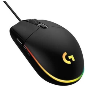 Logitech G203 Lightsync Wired Gaming Mouse - Black