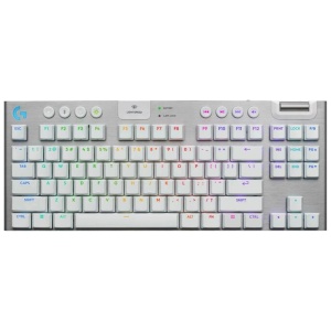 Logitech G915 X LIGHTSPEED TKL Low-Profile Wirelees Gaming Keyboard (White)