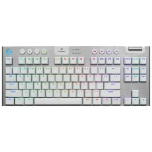 Logitech G915 X LIGHTSPEED TKL Low-Profile Wirelees Gaming Keyboard (White)