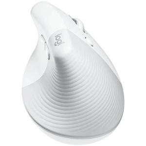 Logitech Lift Vertical Ergonomic Mouse for Mac - Pale Grey