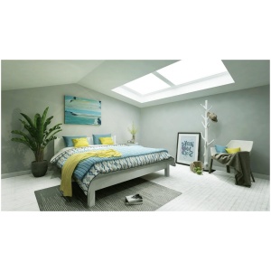Louise custom timber low bed frame - display model