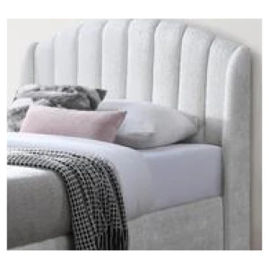 Luca King Single Fabric Bed Frame Neutral