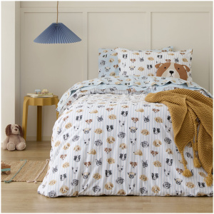 Lucky Flannelette Quilt Cover - Single