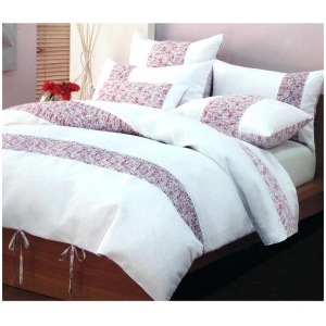 Lucy Pink Quilt Cover Set Queen