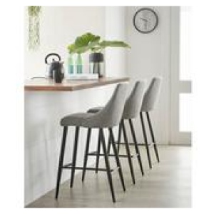 Lyon Bar Stool Grey