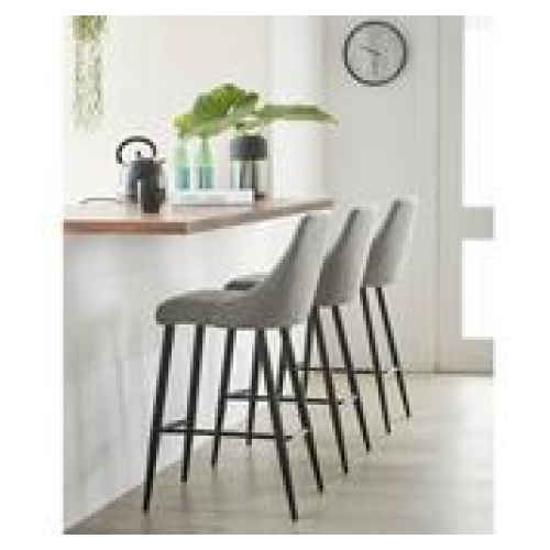 Lyon Bar Stool Grey