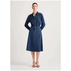 Mackenzie A-Line Denim Skirt