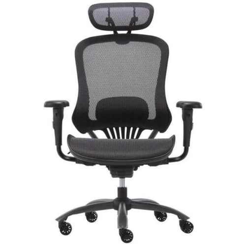 Maestro Furniture Cortez Ergonomic Full Mesh Executive Manager Study Office Task Chair Black
