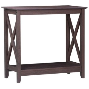 Maestro Furniture Isnelda Modern Stylish Wooden Hallway Console Hall Table Desk - Walnut