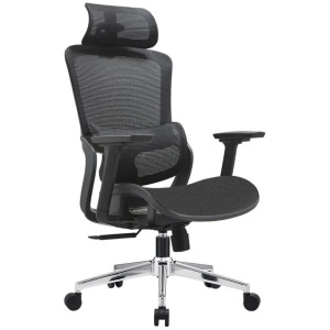 Maestro Furniture Vivian High Back Full Mesh Ergonomic Computer Working Office Chair Black