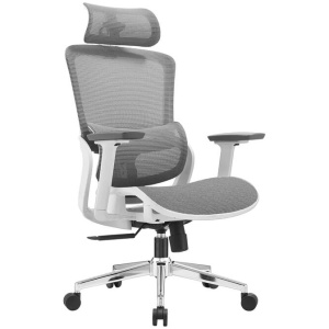 Maestro Furniture Vivian High Back Full Mesh Ergonomic Computer Working Office Chair Grey